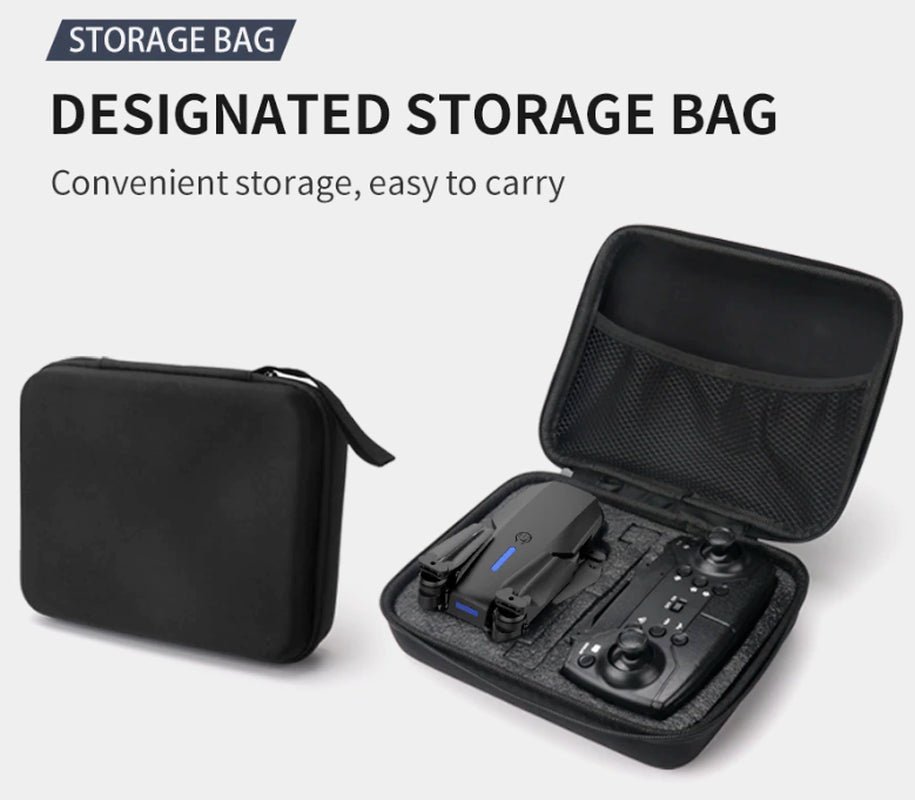 Mini Drone with Camera HD 1080P Foldable Quadcopter with 1 Battery - Black - The Sojourning E-merchant