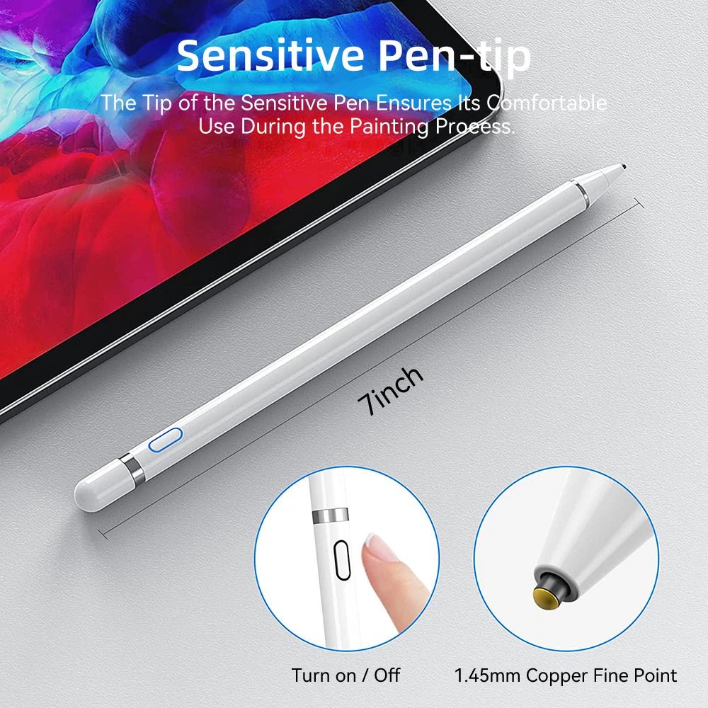 For Ipad Pencil Stylus Pen for Apple Pencil Touch Pen for Phone Ipad Pro Samsung Huawei Xiaomi Pencil Tablet Mobile IOS Android - The Sojourning E-merchant