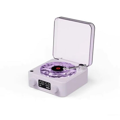 Mini Retro White Noise Bluetooth Speaker Portable Vintage Sleep Aid Bluetooth Speaker Subwoofer with RGB Light Support TF Card - The Sojourning E-merchant