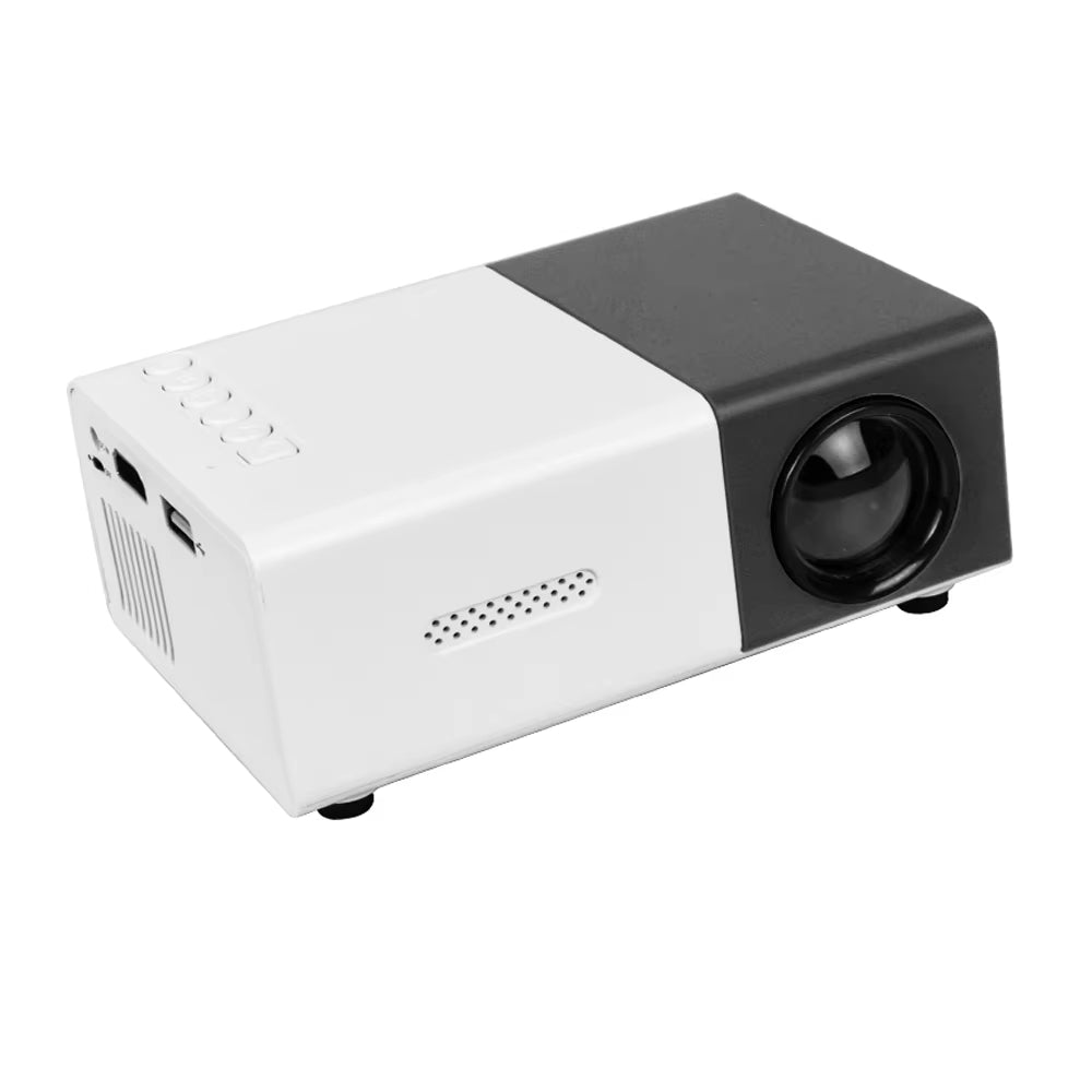Portable Mini Projector 600 Lumens LCD Hdmi-Compatible Built-In Speakers Small for Home Outdoor Display Kids Gift 320P - The Sojourning E-merchant