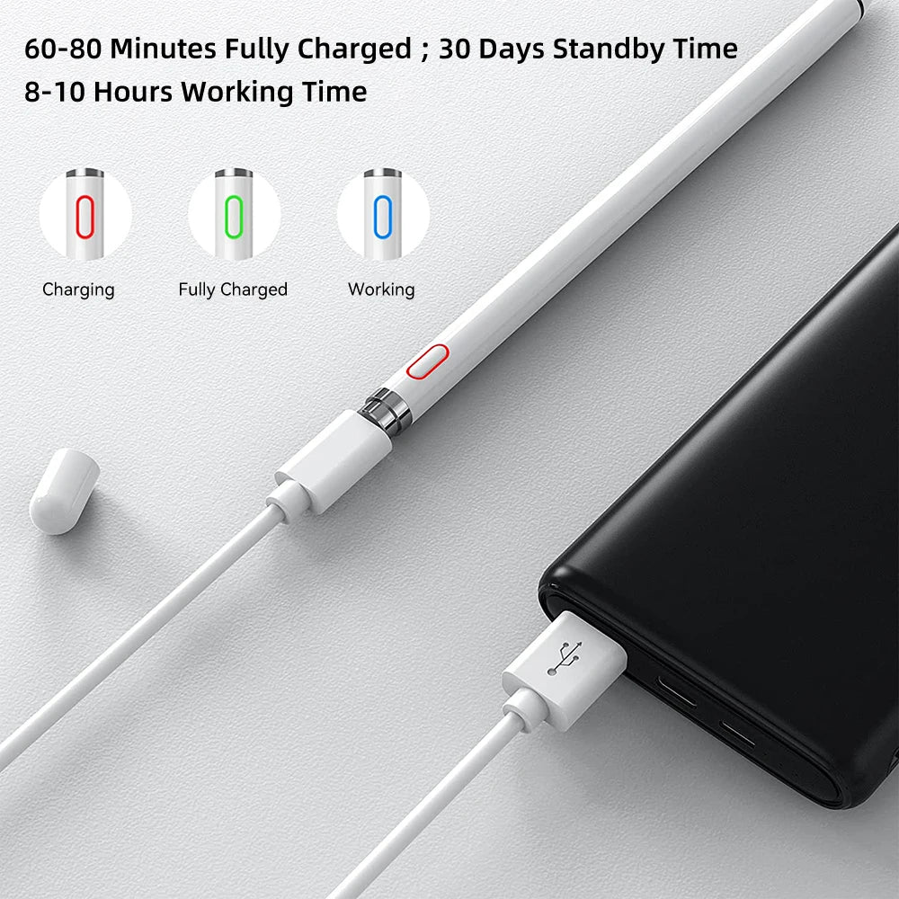 For Ipad Pencil Stylus Pen for Apple Pencil Touch Pen for Phone Ipad Pro Samsung Huawei Xiaomi Pencil Tablet Mobile IOS Android - The Sojourning E-merchant
